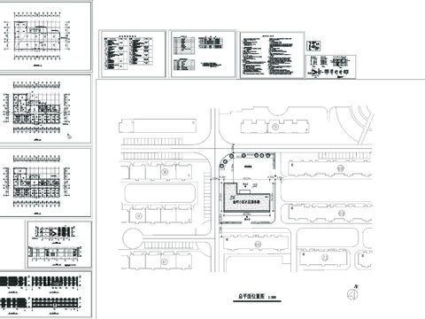  北方某养老院cad施工图 