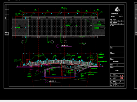  车行桥CAD施工图 
