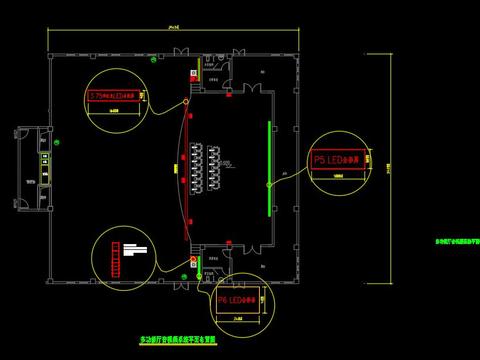  文化馆会议系统CAD图纸 