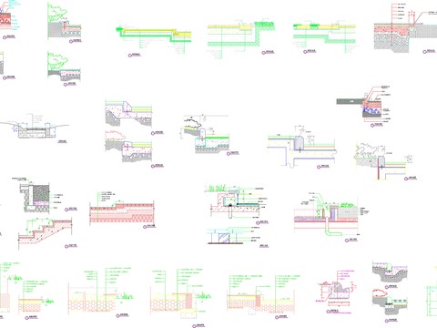  路缘侧石施工大样图 
