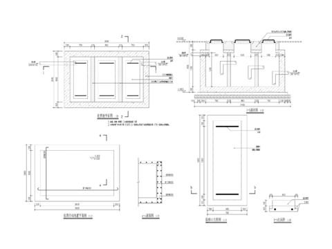  化粪池cad施工图 