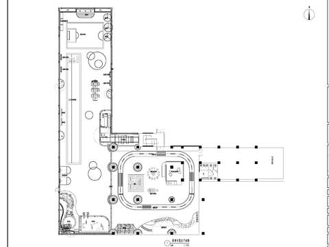  幼儿园平面图cad施工图 