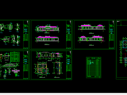  广厦天都城cad施工图 