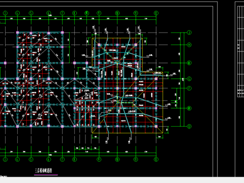  一套完整的会所设计图纸 