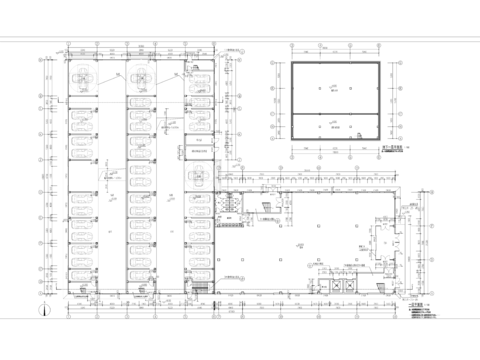  地上机械停车库cad施工图 