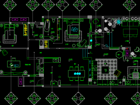  武汉万科西半岛样板房户型图 