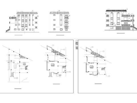  27美丽乡村CAD建筑图cad平面图 