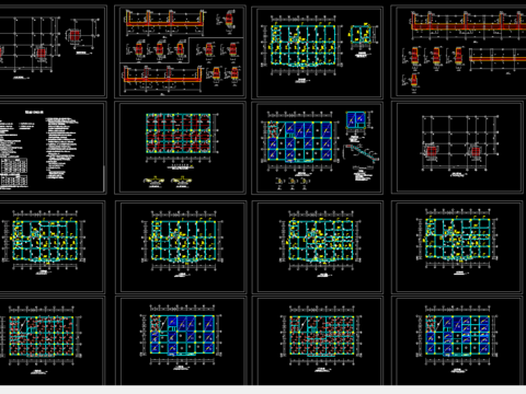  建筑附房cad平面图 