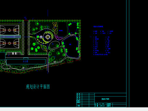  園林景觀設(shè)計(jì)cad施工圖 