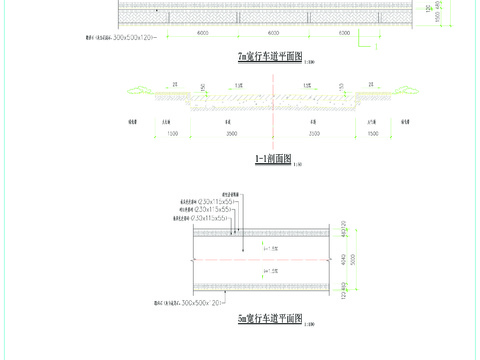  行车道cad节点大样图 