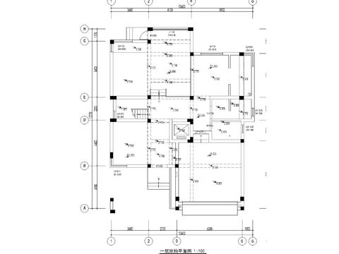  三层别墅平面图 