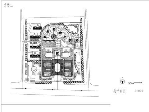  某小區(qū)cad規(guī)劃平面圖 