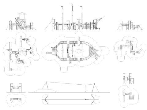  儿童游乐场CAD图库 