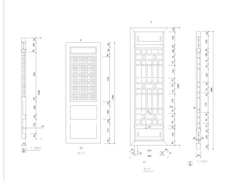  园林古建细部设计节点大样 