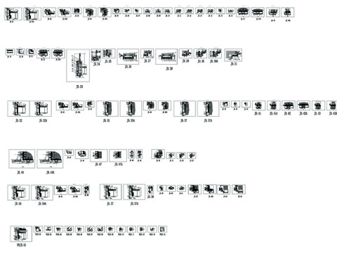  75套详细cad节点大样图 