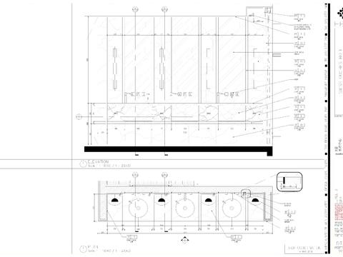  水疗台盆节点大样图 