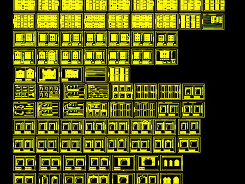 家裝軟裝cad 