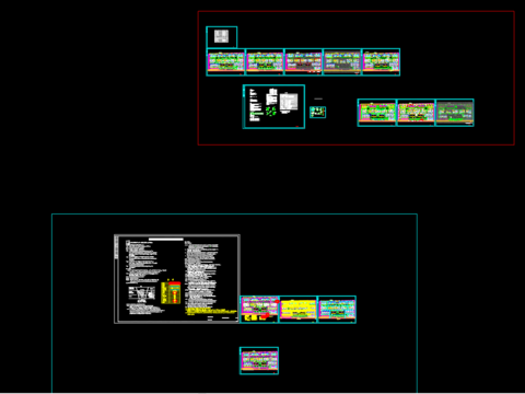  柳山新村室外给排水CAD施工图 
