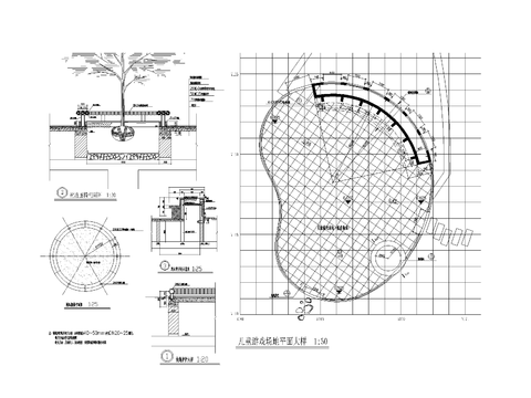  活动场地CAD详图 