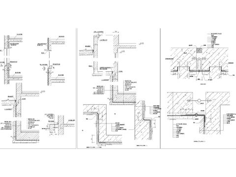  建筑构造CAD图库 