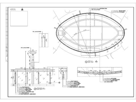  栏杆细部节点大样 