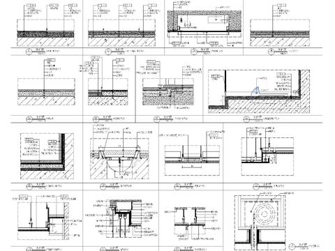  通用节点cad大样图 