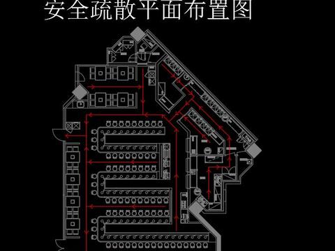  火锅店弱电系统cad施工图 