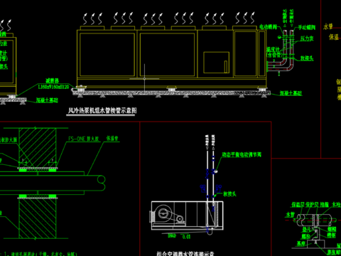  暖通常用详细大样图CAD施工图 