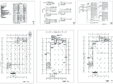  某人防车库电气CAD施工图 