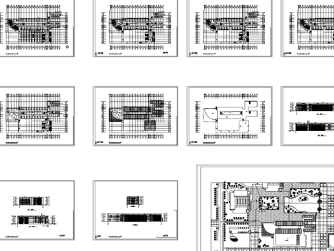  某學(xué)校建筑單體CAD施工圖 
