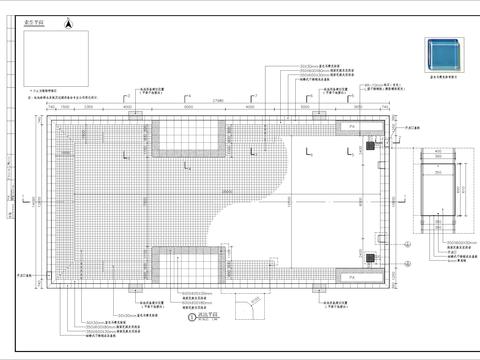  泳池细部CAD施工图 