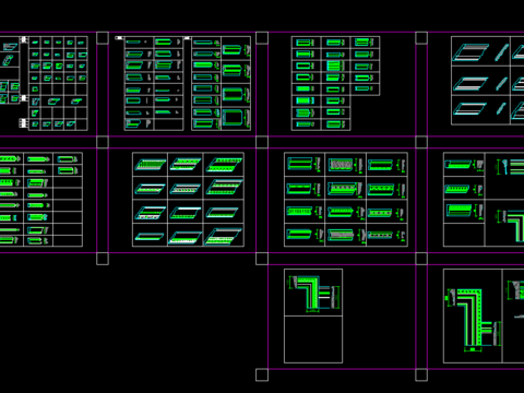  线条大全CAD图库 
