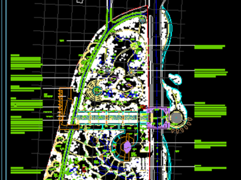  厦门海洋公园规划CAD施工图 