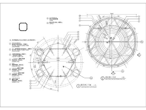  特色景亭细部节点大样 