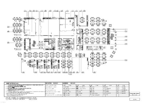  办公室CAD施工图 