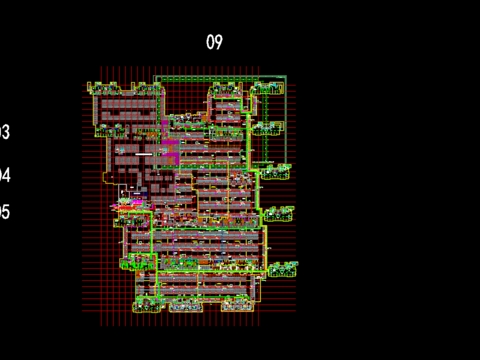  观澜车库给排水CAD施工图 