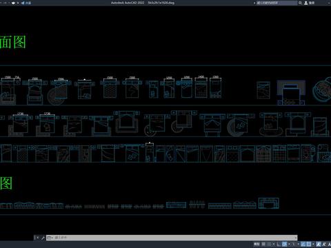  床具平面图例 床图库 床具cad图库 