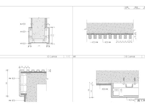  墙身造型cad大样图 