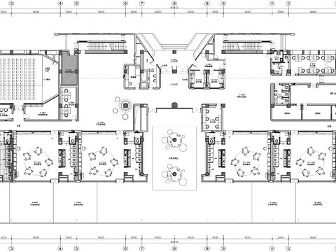  幼儿园活动课室cad平面图 