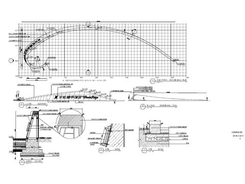  入口LOGO景墙cad大样图 