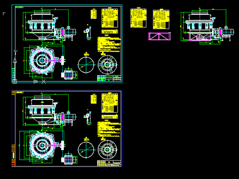 PYB-1600弹簧圆锥破碎机节点大样 