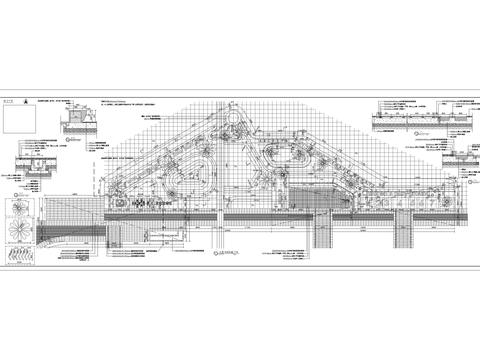  儿童活动场地细部节点大样 