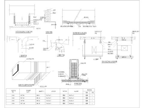  会所暖通空调cad施工图 