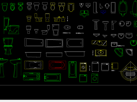  装修CAD图块大全 