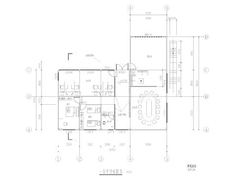  農(nóng)業(yè)產(chǎn)業(yè)園建筑CAD施工圖 