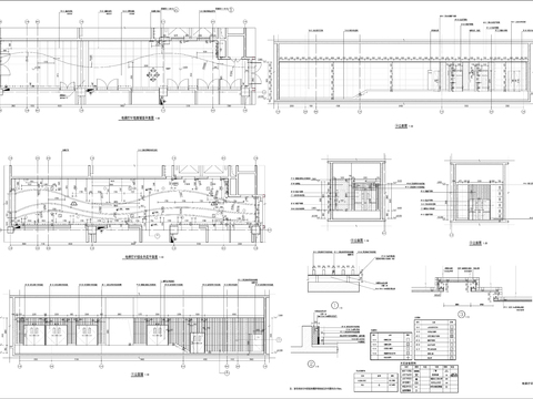  电梯厅cad大样图 