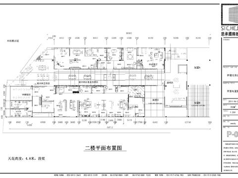  北京陶瓷展廳專賣店cad施工圖 