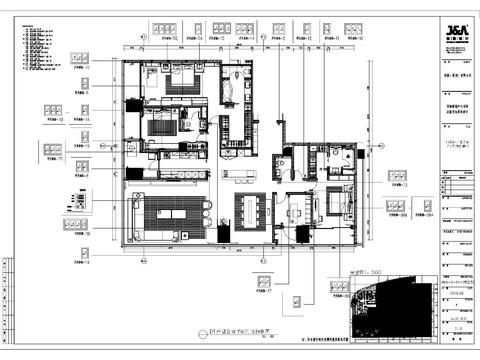  公寓住宅cad施工图 