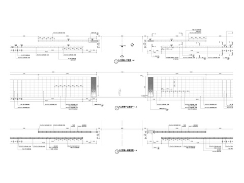  现代入口景墙cad详图 