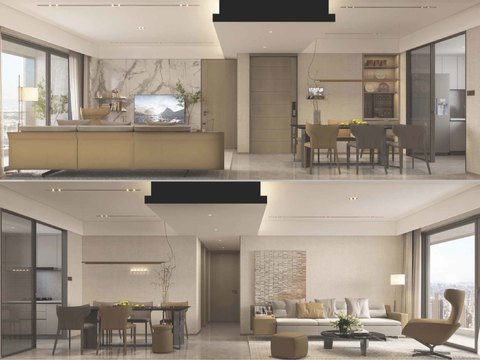  139m2平層樣板間-全套cad施工圖 